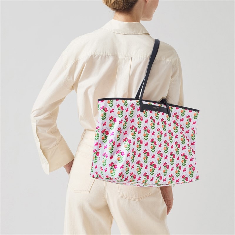 RADLEY Womens Finsbury Park Caro Ziptop Shoulder Bag Chalk - Image 5