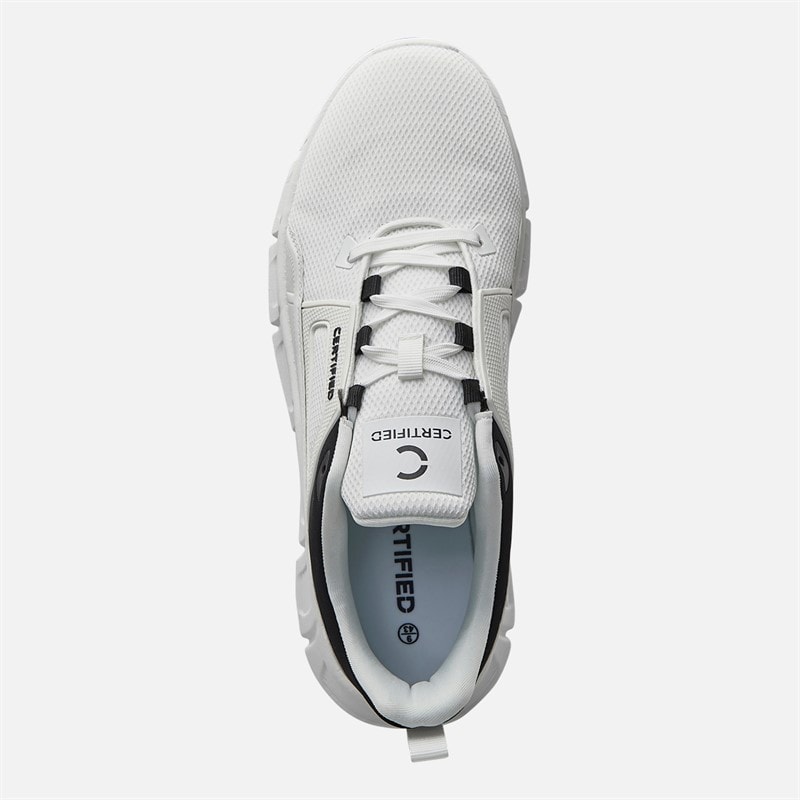 CERTIFIED Mens CT-927 Runner Trainers White/Black - Image 4