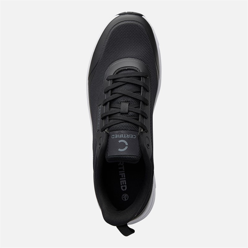 CERTIFIED Mens CT-282 Runner Trainers Black/White - Image 4