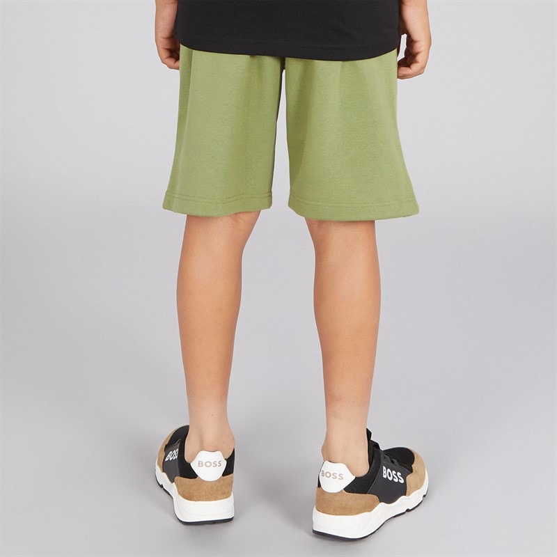 BOSS Boys Shorts Dark Green - Image 2