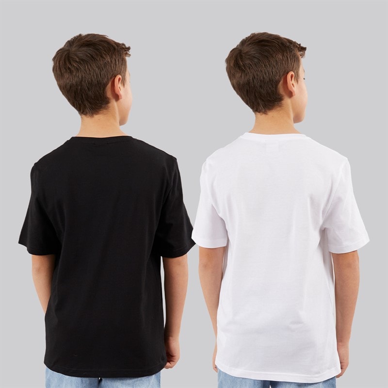 BOSS Boys Two Pack T-Shirts Black  White - Image 2