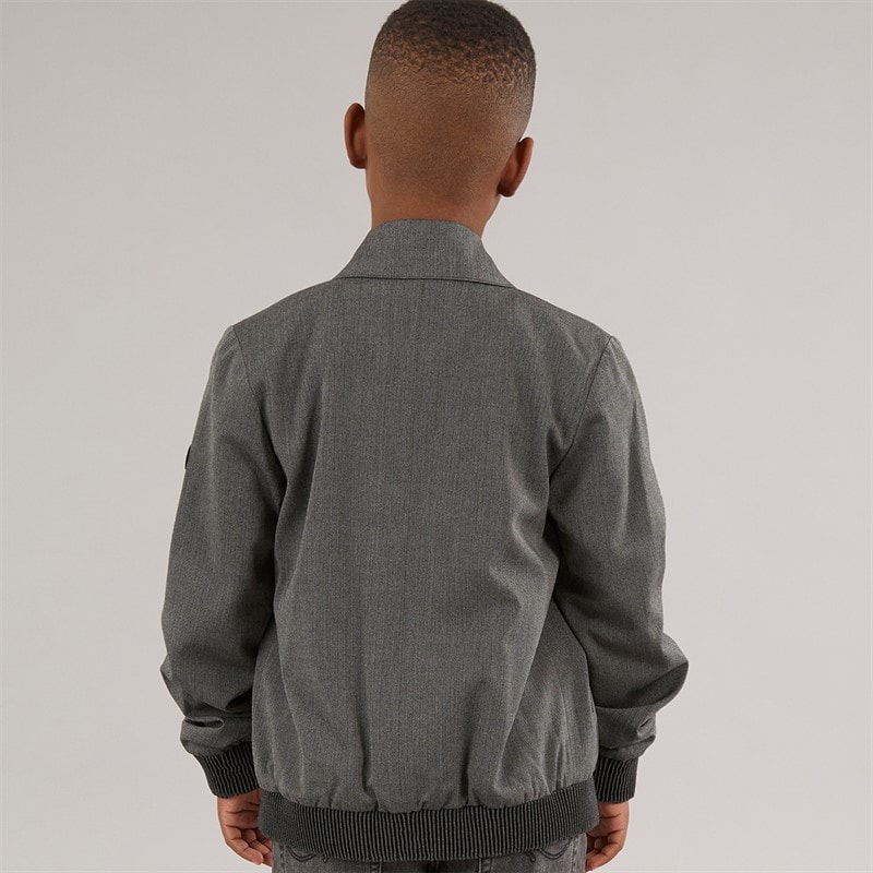 BOSS Boys Smart Zip Through Jacket Black - Image 2