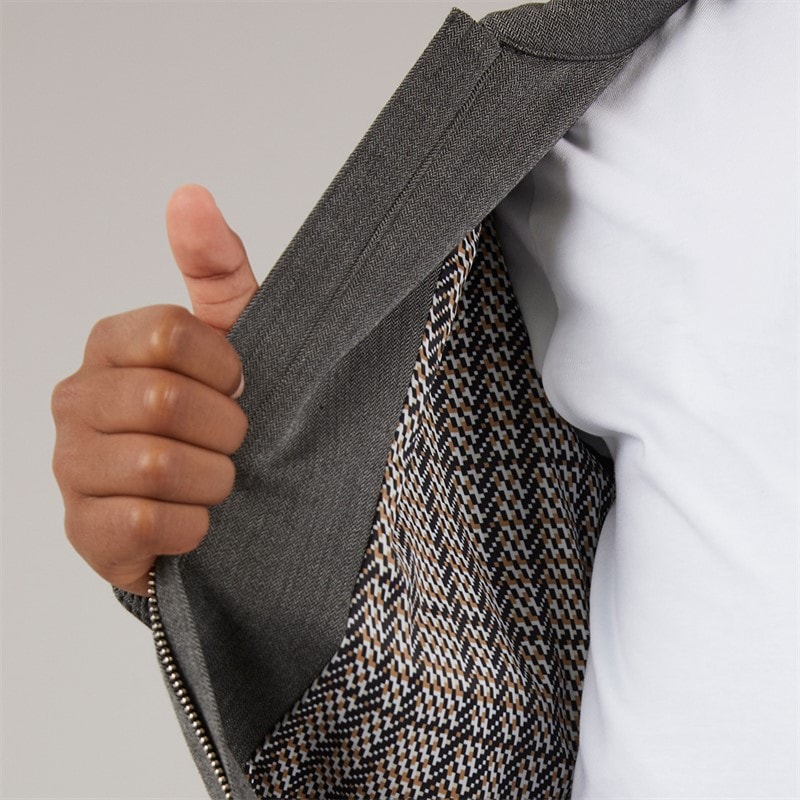 BOSS Boys Smart Zip Through Jacket Black - Image 3
