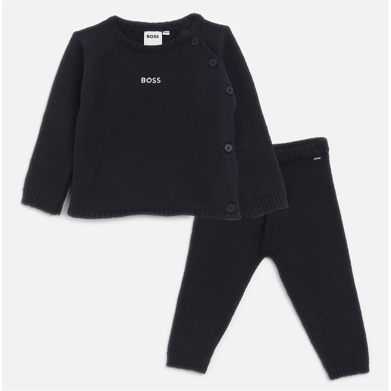 BOSS Baby Boys Tracksuit Navy - Image 1