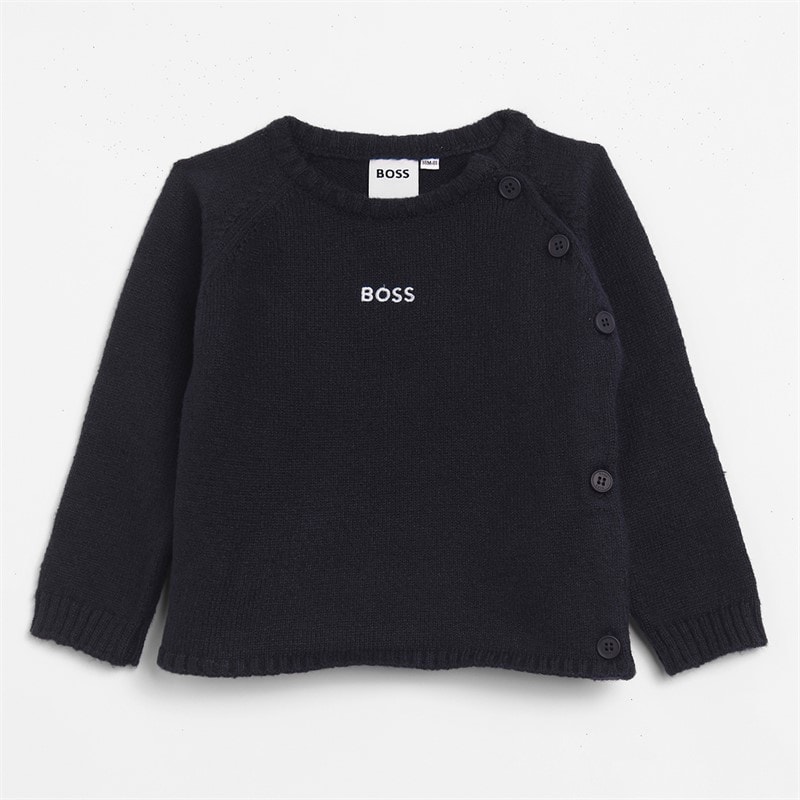 BOSS Baby Boys Tracksuit Navy - Image 2