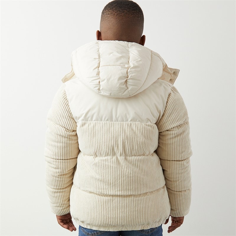 BOSS Boys Puffer Jacket Sand - Image 2
