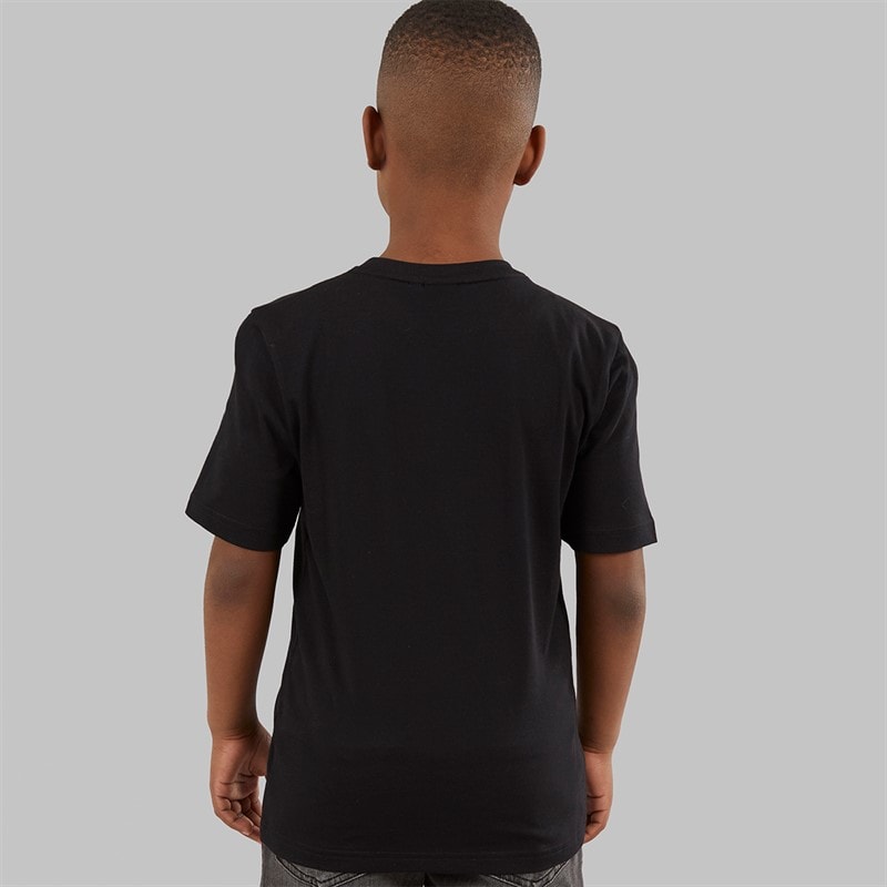 BOSS Boys Short Sleeve T-Shirt Black - Image 3