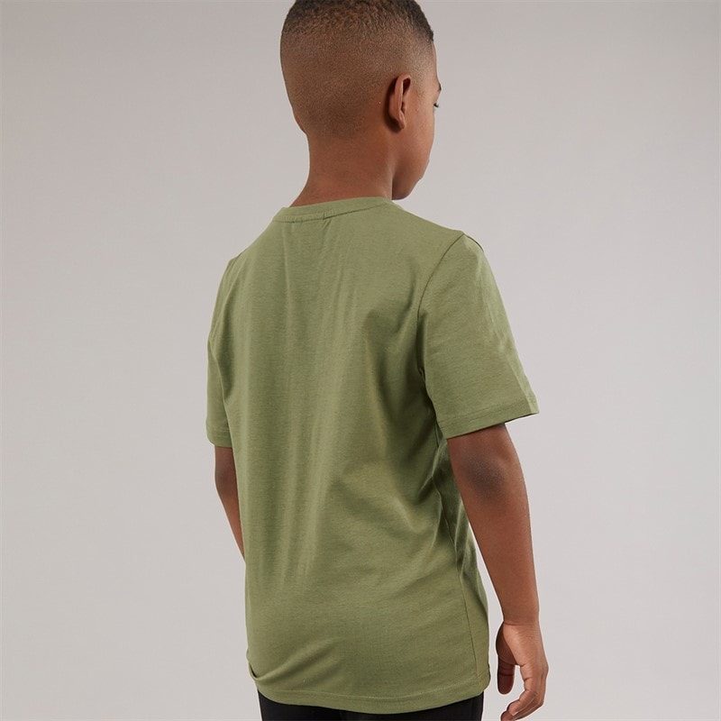 BOSS Boys Short Sleeve T-Shirt Green - Image 2