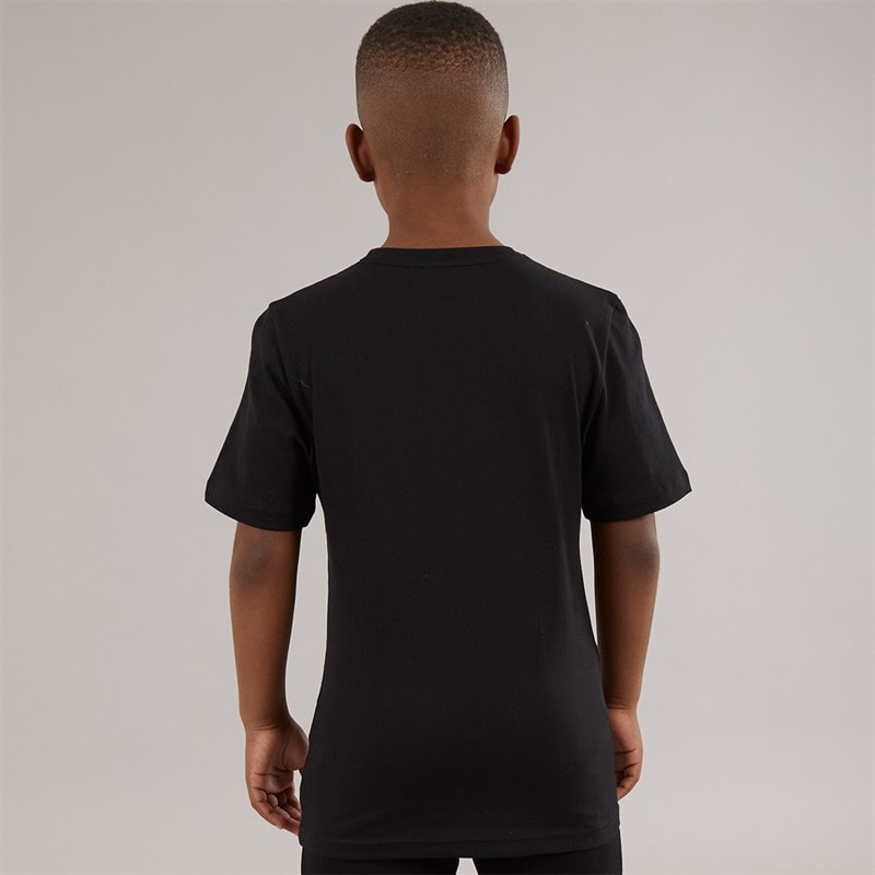 BOSS Boys Short Sleeve T-Shirt Black - Image 2