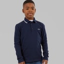 BOSS Boys Long Sleeve Polo Shirt Navy
