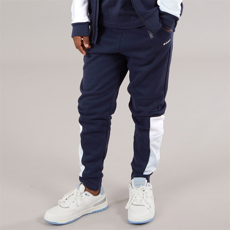 BOSS Boys Joggers Navy - Image 1