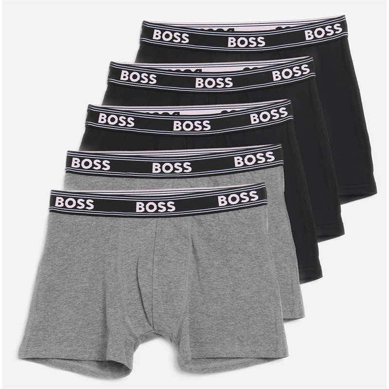 BOSS Boys Five Pack Boxers Black