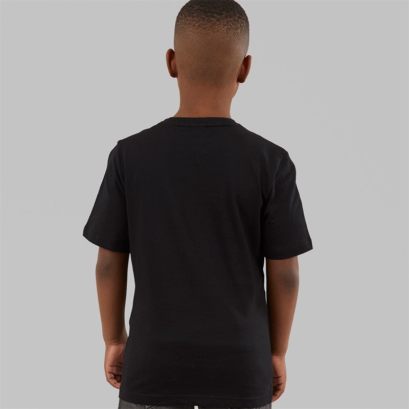BOSS Boys Short Sleeve T-Shirt Black - Image 2