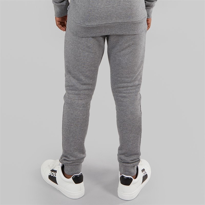 BOSS Boys Smart Joggers Heather Grey - Image 2