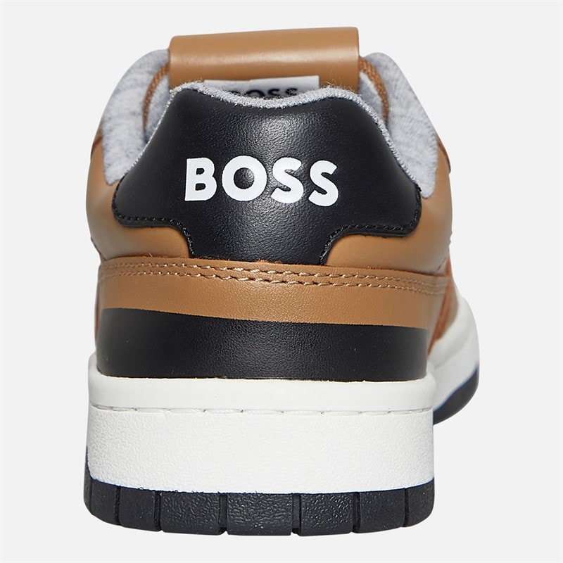 BOSS Junior Boys Court Trainers Cookie - Image 3