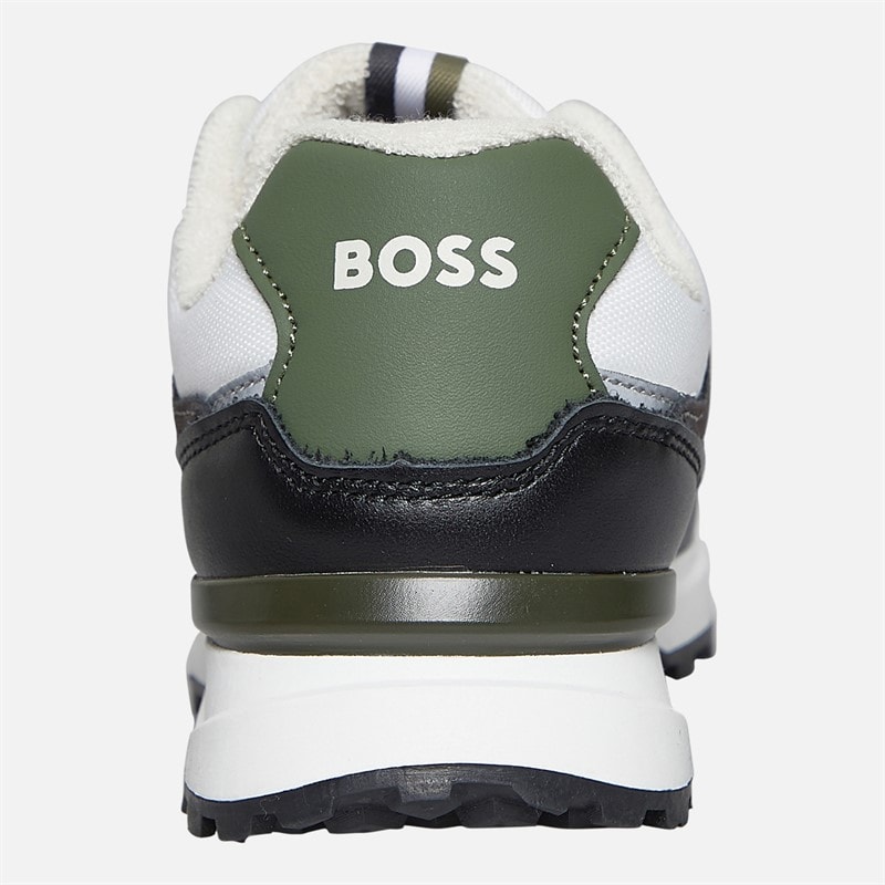 BOSS Junior Multi Panel Trainers Black - Image 3