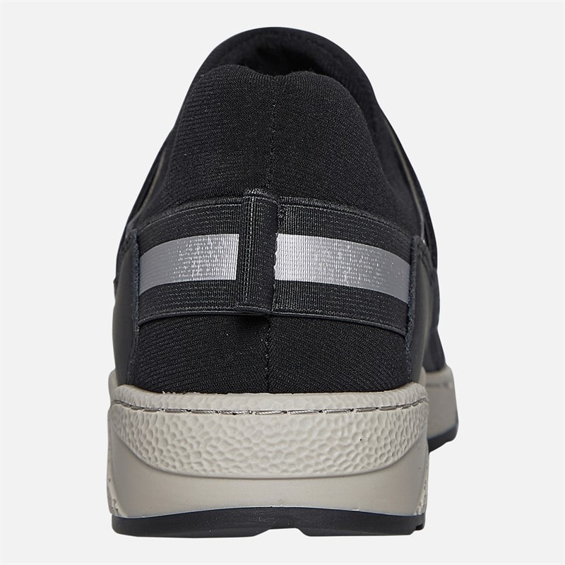 BOSS Junior Logo Elastic Strap Trainers Black - Image 3