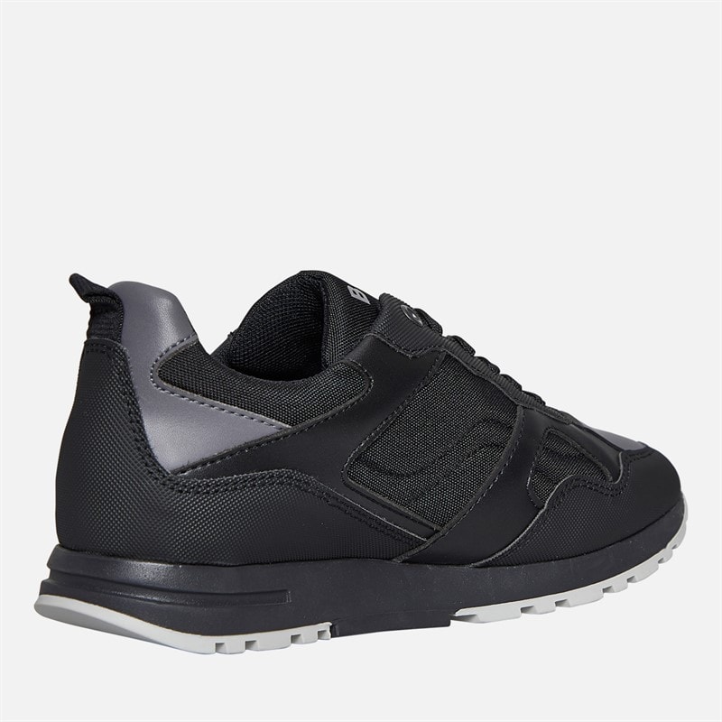 BOSS Junior Boys Multi Panel Trainers Black - Image 5