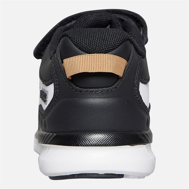 BOSS Infant Boys Single Strap Trainers White/Black White  Black - Image 3