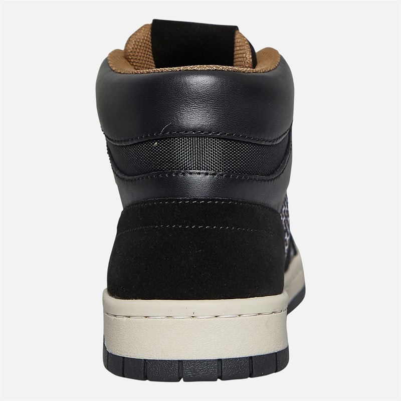BOSS Junior Hi Top Trainers Black - Image 3
