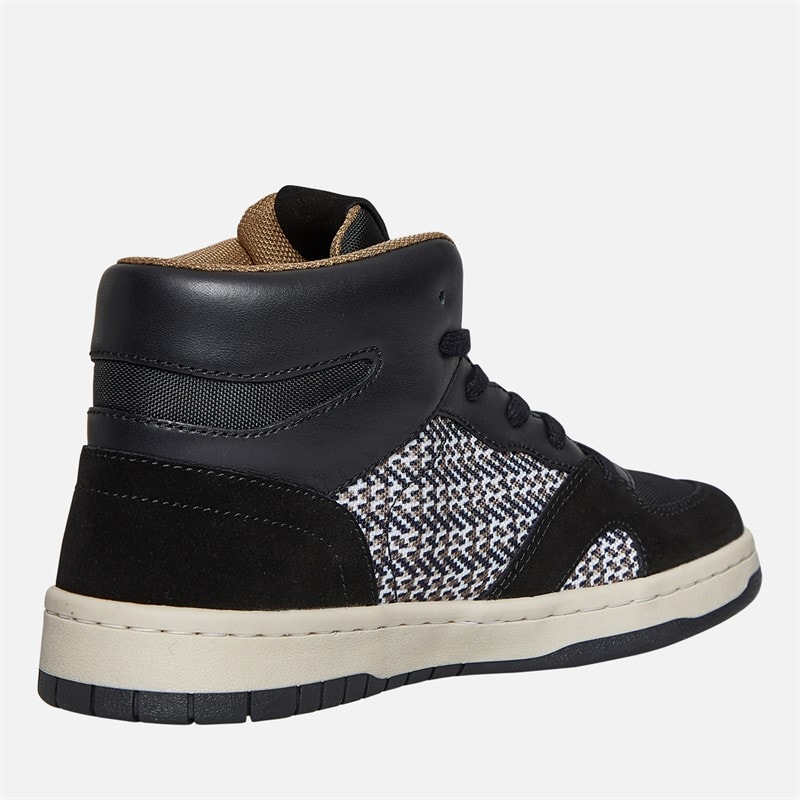 BOSS Junior Hi Top Trainers Black - Image 5