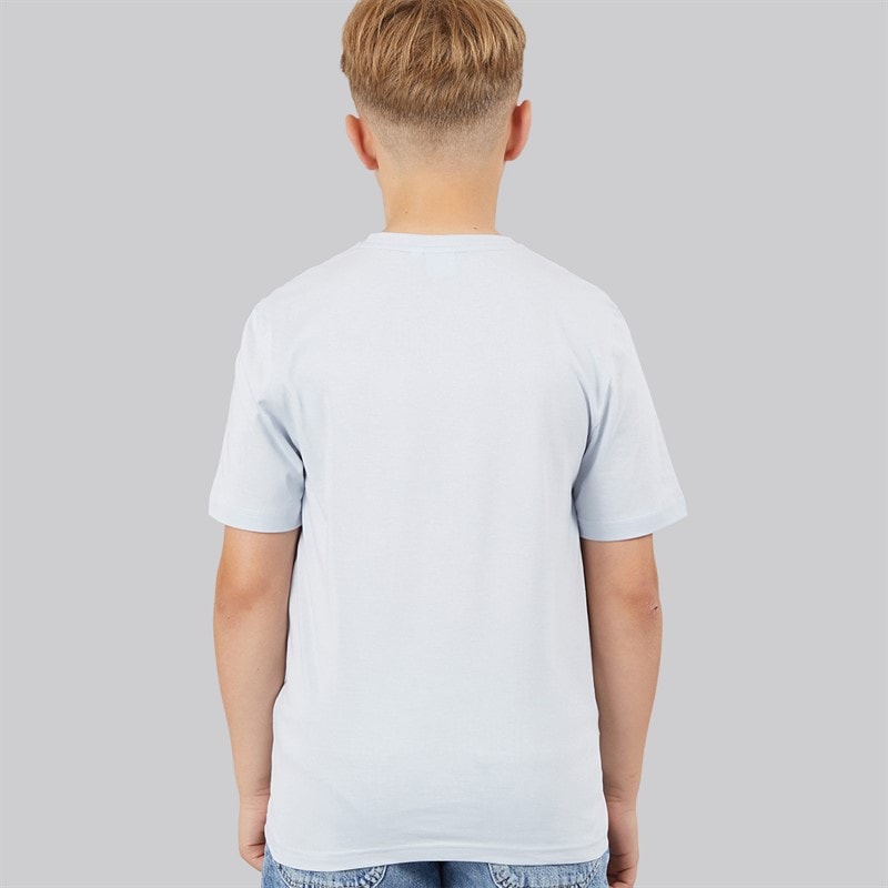 BOSS Boys T-Shirt Pale Blue - Image 2