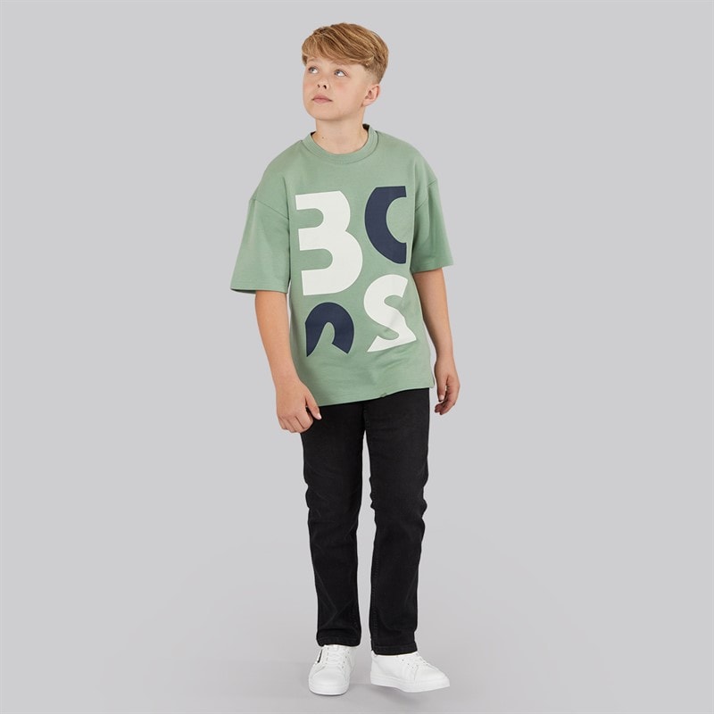 BOSS Boys T-Shirt Green Bay - Image 3