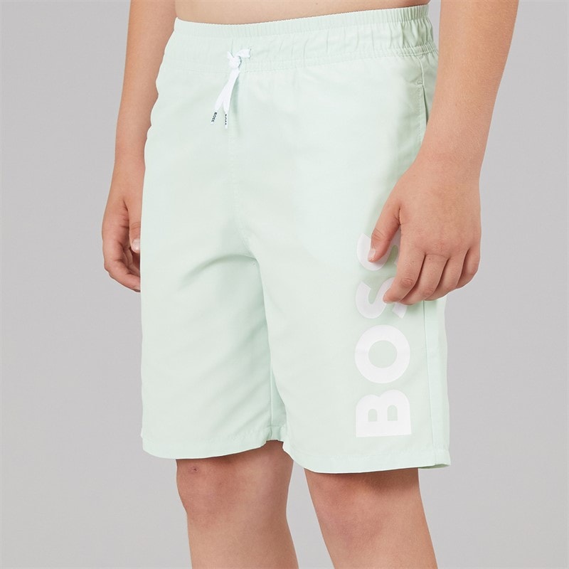 BOSS Boys Swim Shorts Sprout Green
