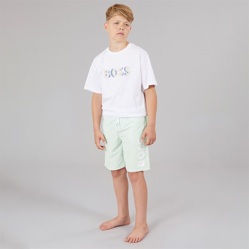 BOSS Boys Swim Shorts Sprout Green - Image 3