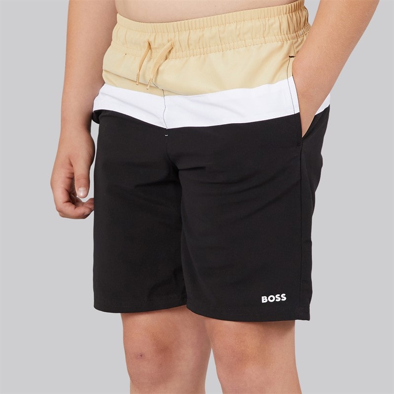 BOSS Boys Swim Shorts Black