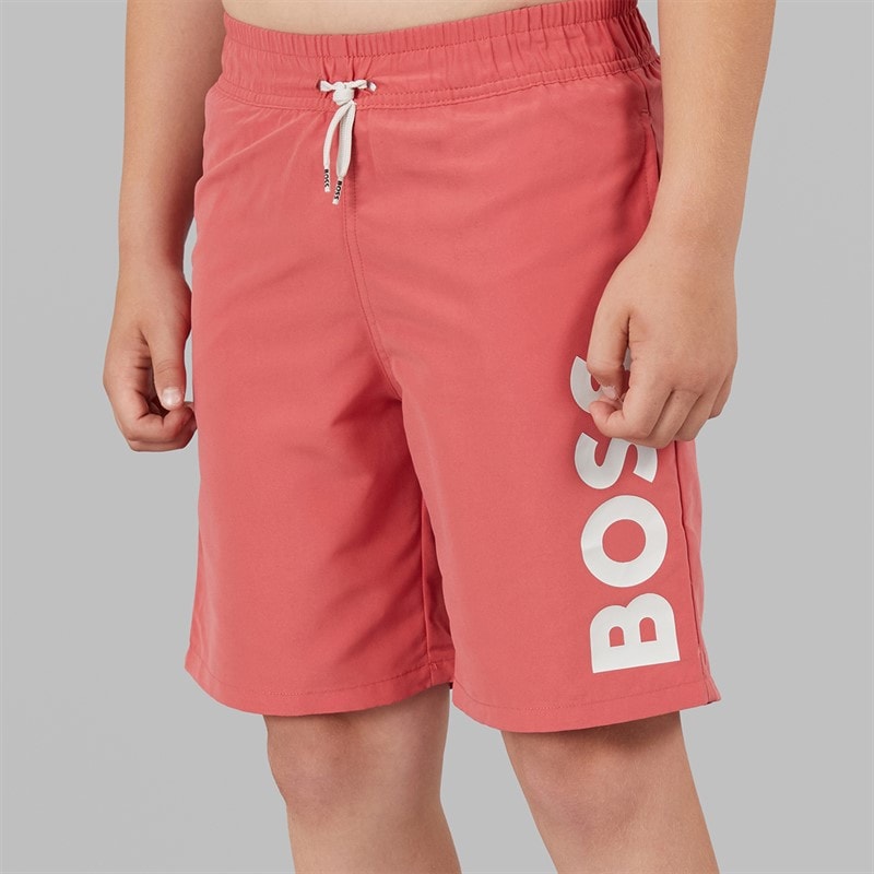 BOSS Boys Swim Shorts Rasberry