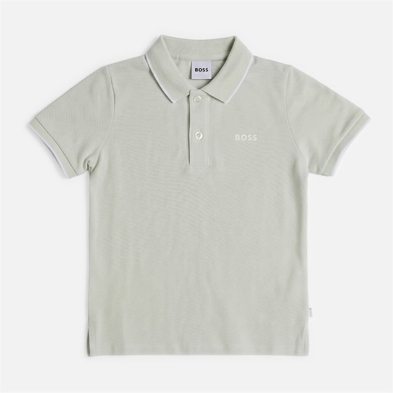 BOSS Baby Boys Short Sleeve Polo Shirt Sprout Green