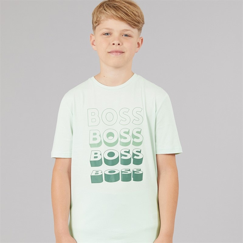 BOSS Boys T-Shirt Sprout Green