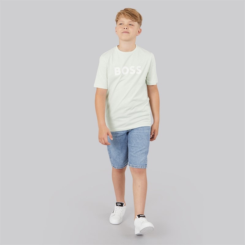 BOSS Boys T-Shirt Sprout Green - Image 3