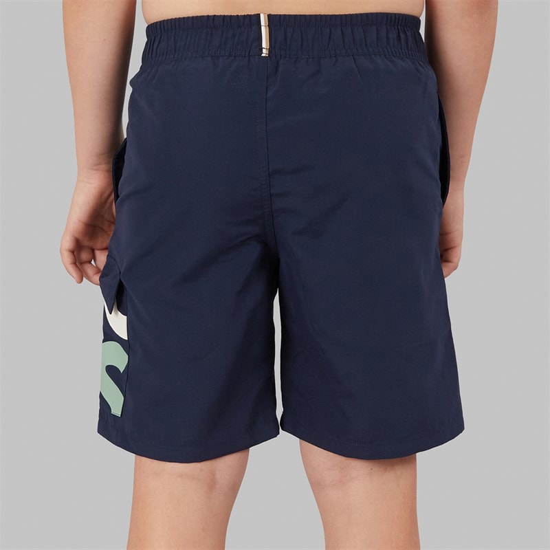BOSS Boys Swim Shorts Navy - Image 2