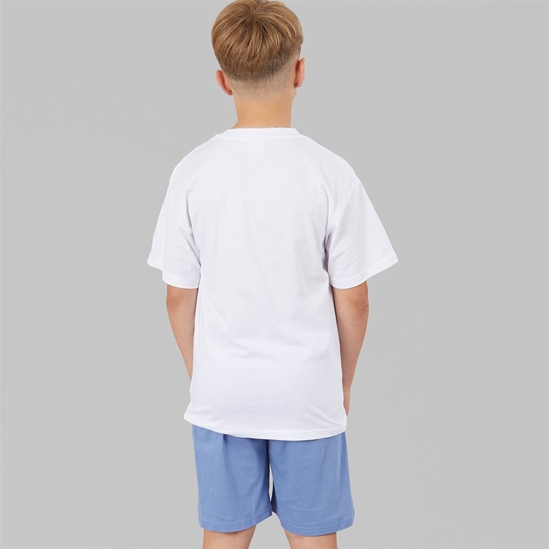 BOSS Boys T-Shirt And Bermuda Shorts Set White - Image 2