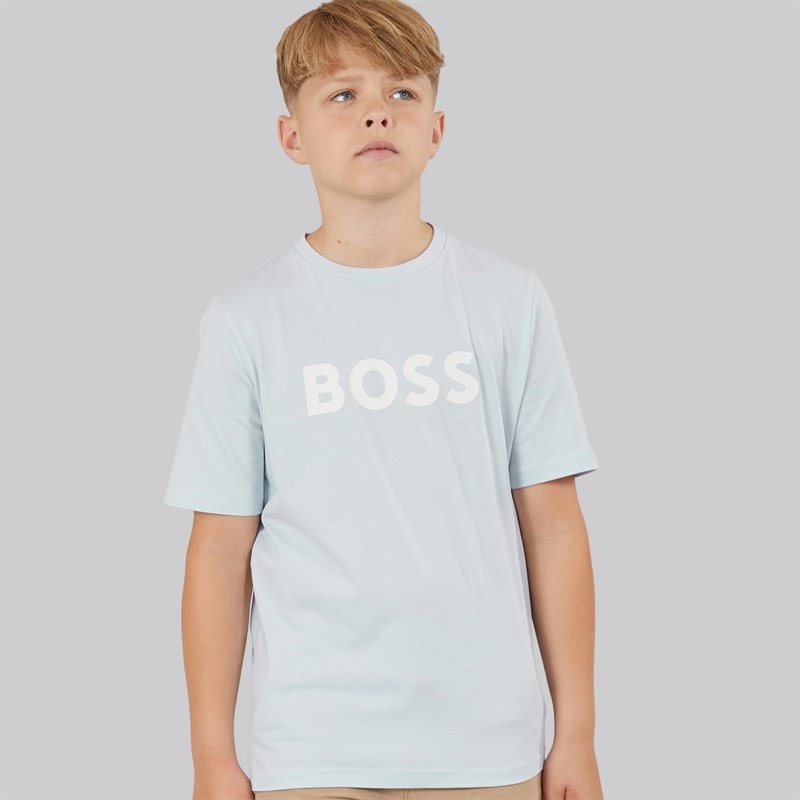 BOSS Boys T-Shirt Pale Blue