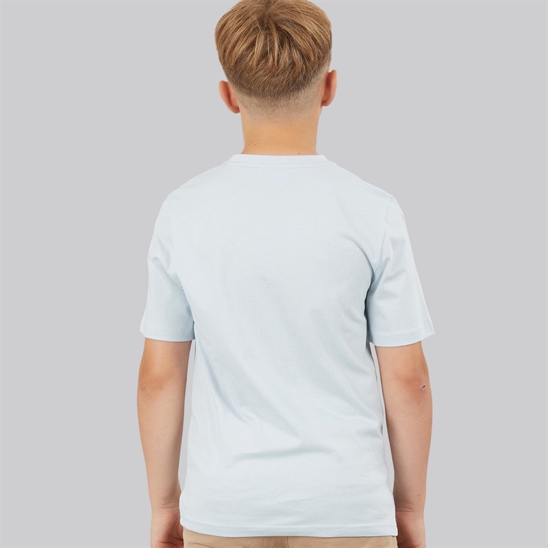 BOSS Boys T-Shirt Pale Blue - Image 2