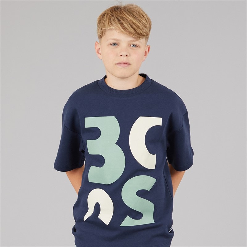 BOSS Boys T-Shirt Navy