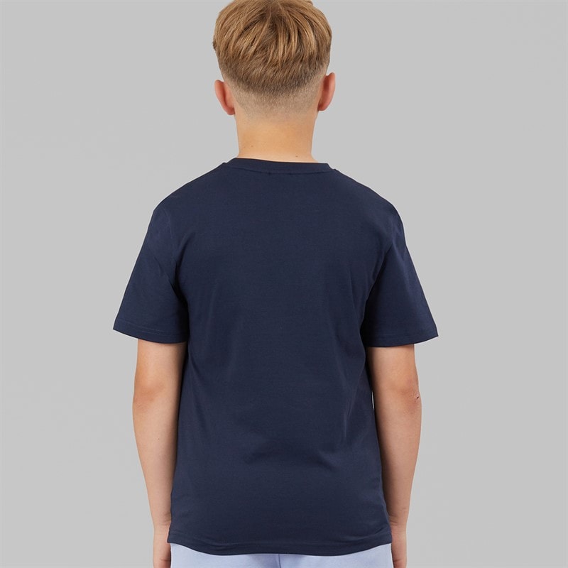 BOSS Boys T-Shirt Navy - Image 2