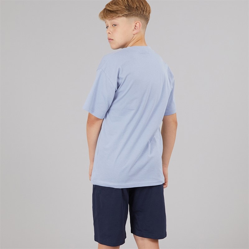 BOSS Boys T-Shirt And Bermuda Shorts Set Navy - Image 2