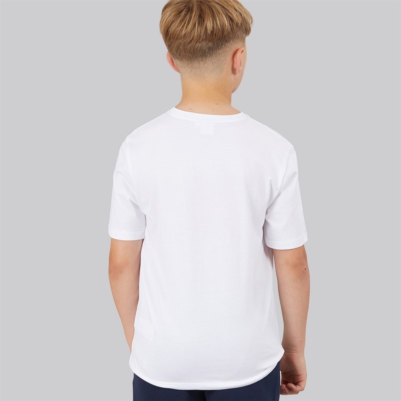 BOSS Boys T-Shirt White - Image 2