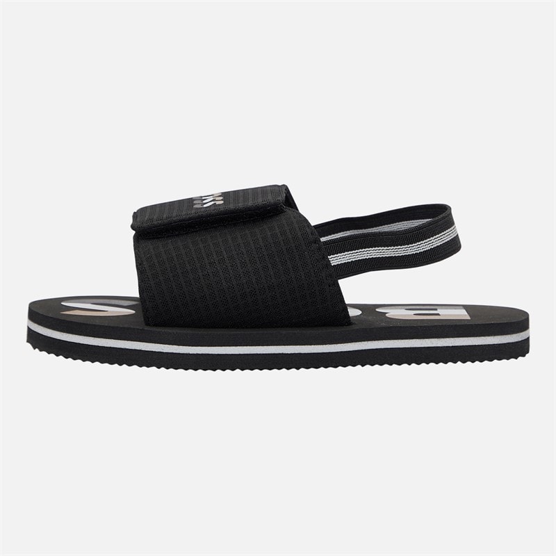 BOSS Infant Boys Elasticated Sliders Black - Image 2