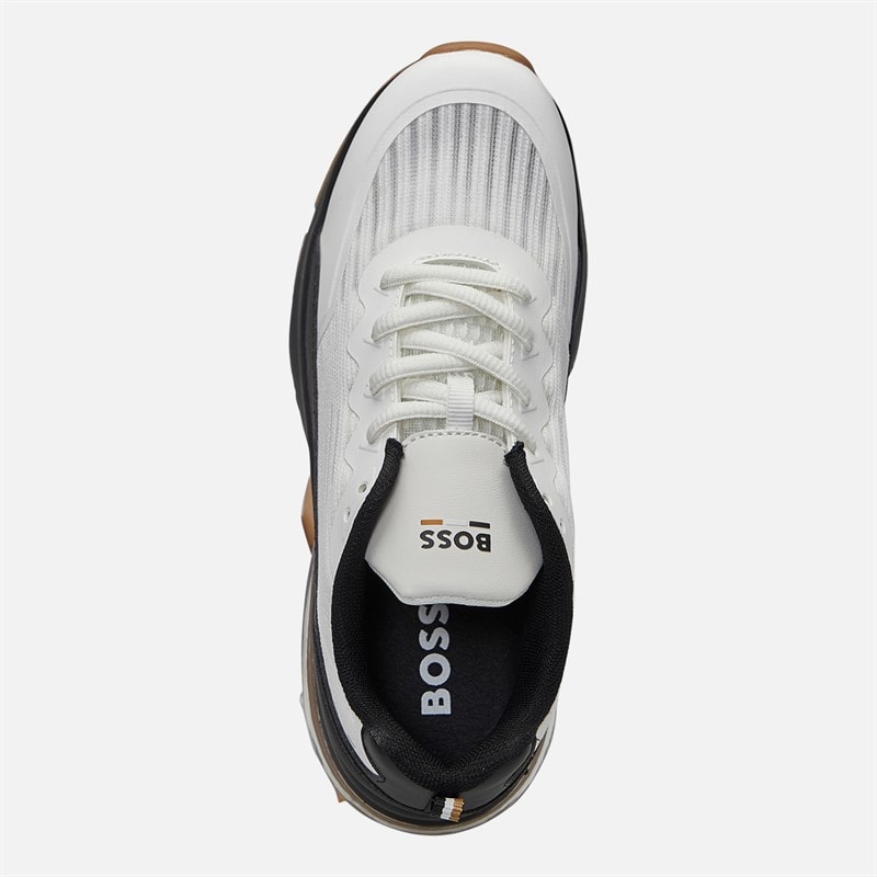 BOSS Junior Boys Bubble Trainers White - Image 4