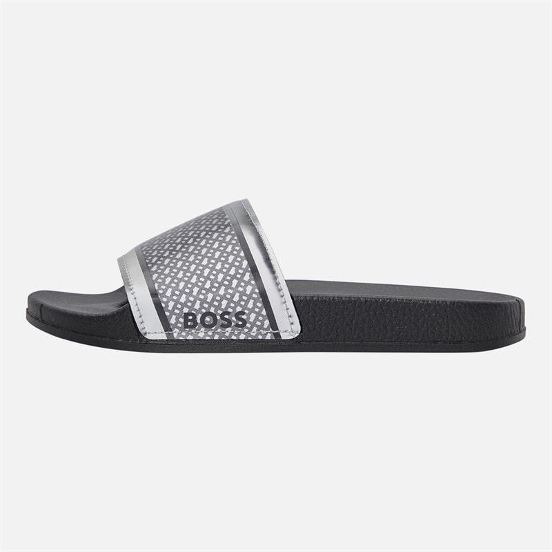 BOSS Junior Boys Aqua Sliders Black - Image 2