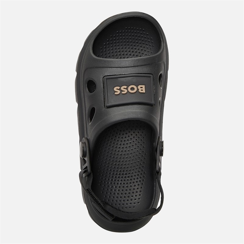 BOSS Junior Boys Beach Clogs Black - Image 4
