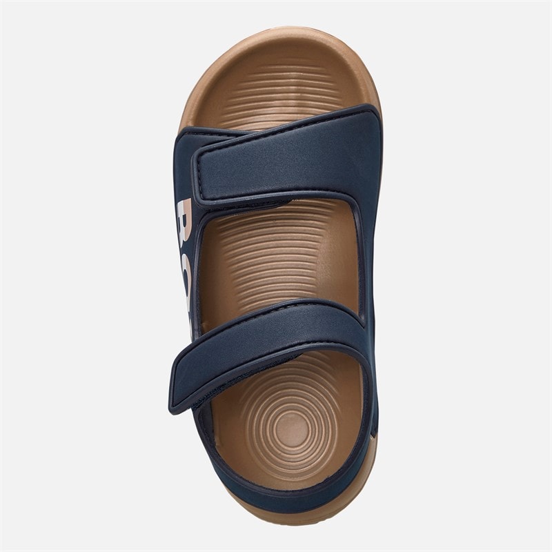 BOSS Infant Boys Adjustable Ankle Strap Sandals Navy - Image 4