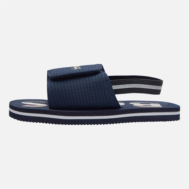 BOSS Infant Boys Elasticated Sliders Navy - Image 2