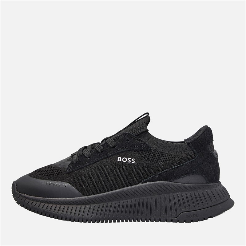 BOSS Junior Boys Evo Run Trainers Black