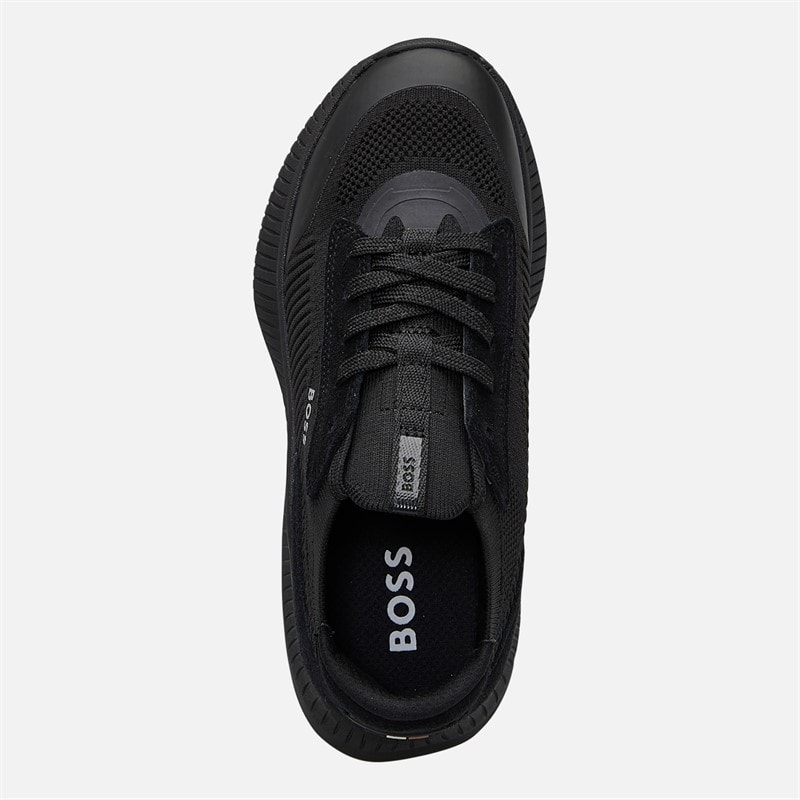 BOSS Junior Boys Evo Run Trainers Black - Image 4